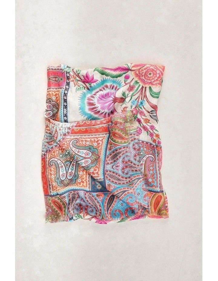 Orante Paisley Scarf - Multicolour image 4