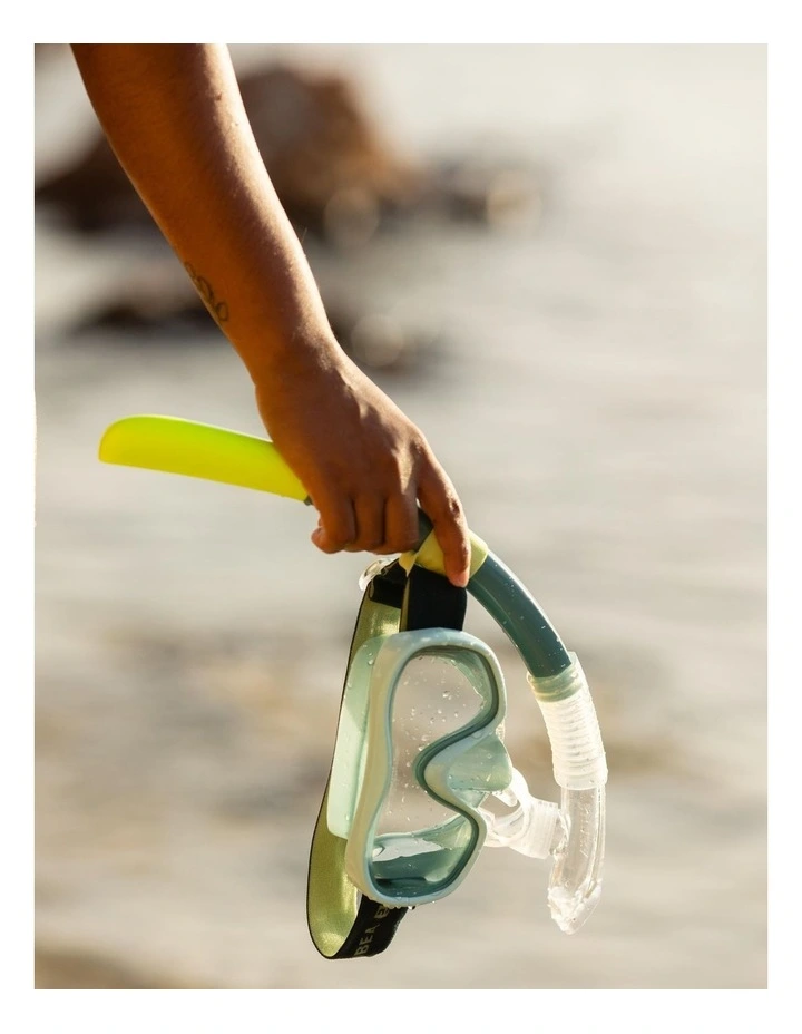 Decathlon - Adult Tempered Glass Snorkelling Mask 520 turquoise. image 2