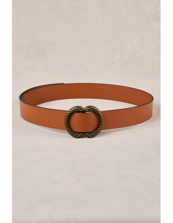 Sienna Leather Belt - Tan image 1