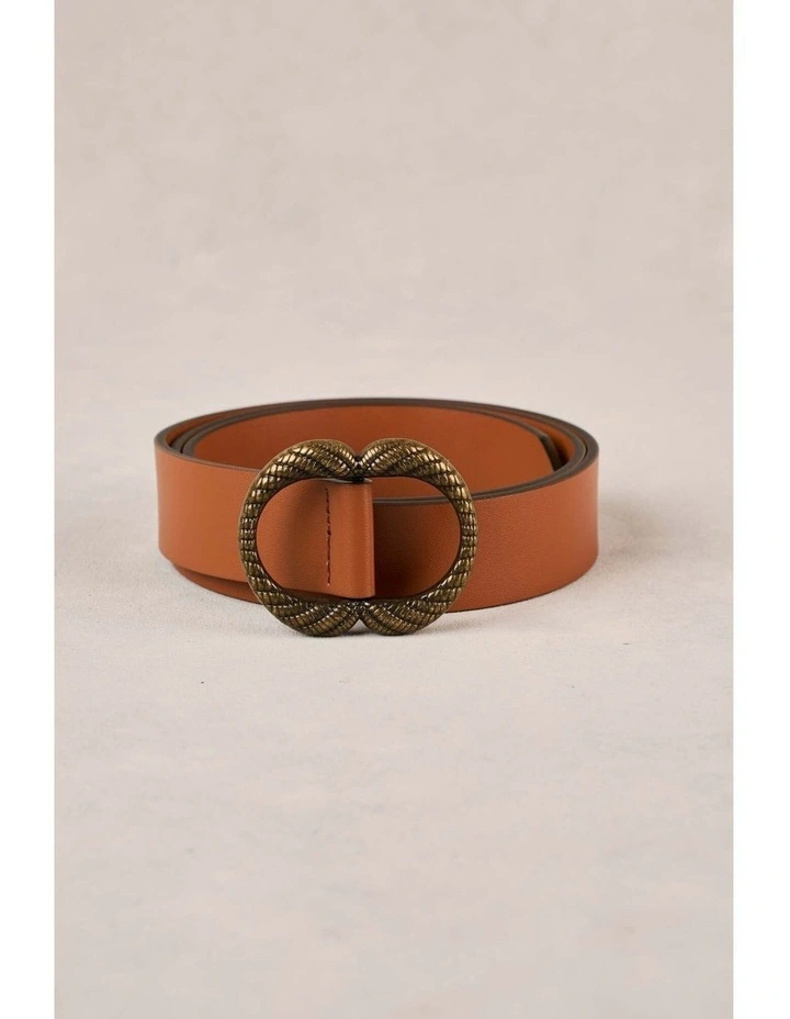 Sienna Leather Belt - Tan image 3