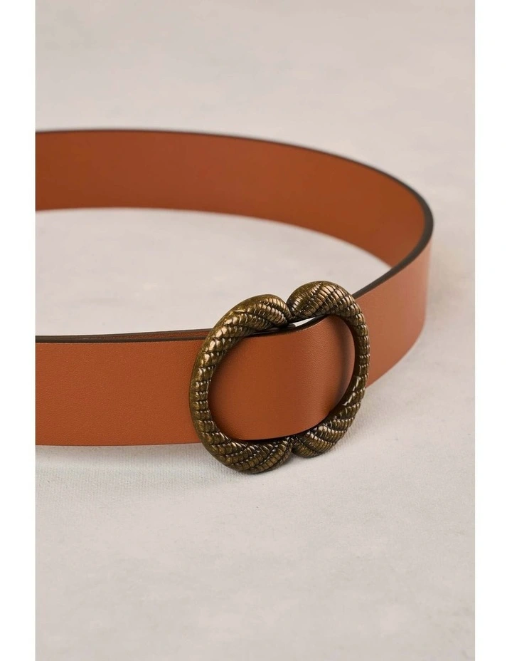 Sienna Leather Belt - Tan image 4