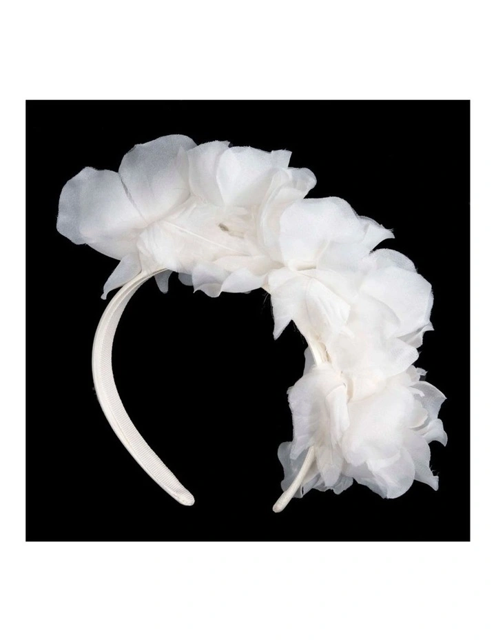 Cream Floral Headband by Max Alexander MA1021C image 3