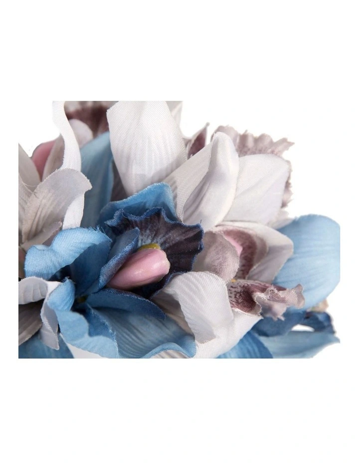 Hand made exclusive blue fascinator headband J450BL image 2