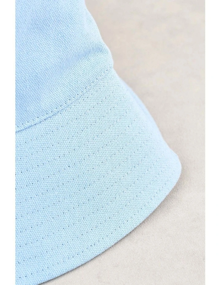 Structured Bucket Hat - Sky Blue image 3