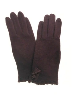 DENTS Ladies Soft Warm Unlined Acrylic Gloves Gloves Warm Winter - Claret