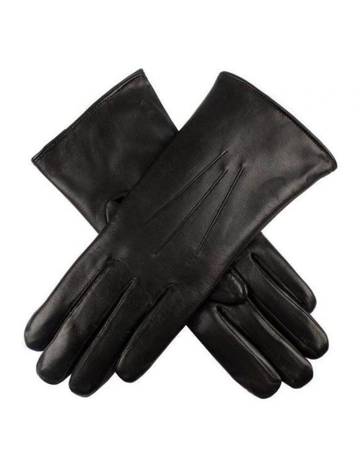 DENTS Ladies Premium Kangaroo Leather Cashmere Lined Gloves Winter Womens - Black image 1