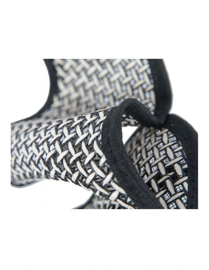 Black & White Sculptured Racing Fascinator MA951BW image 2