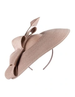 Taupe Saucer Fascinator hat MA979TP