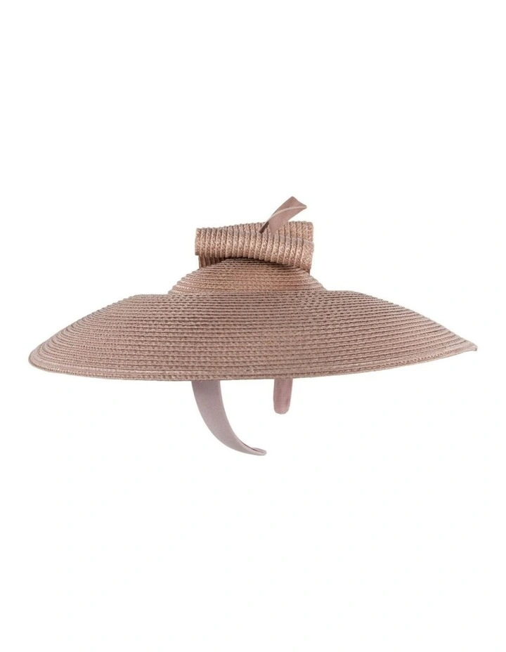 Taupe Saucer Fascinator hat MA979TP image 2