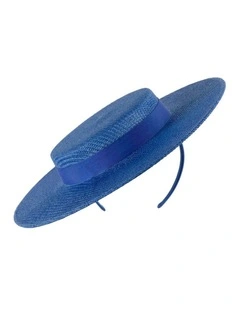 Royal Blue Boater hat MA977RB