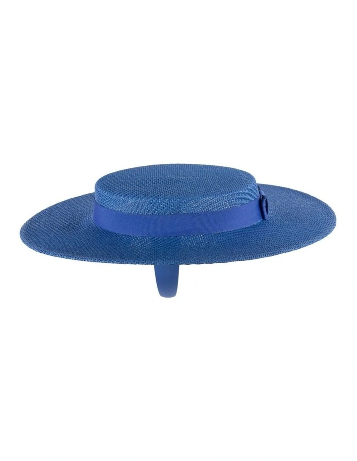 Royal Blue Boater hat MA977RB image 3
