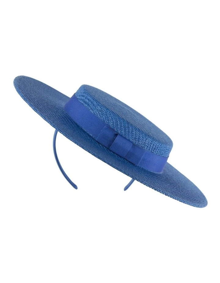 Royal Blue Boater hat MA977RB image 5