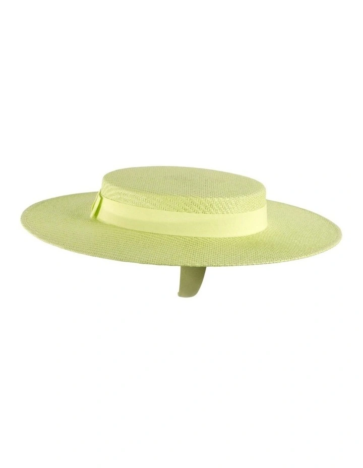 Lime Boater Hat MA977LM image 2