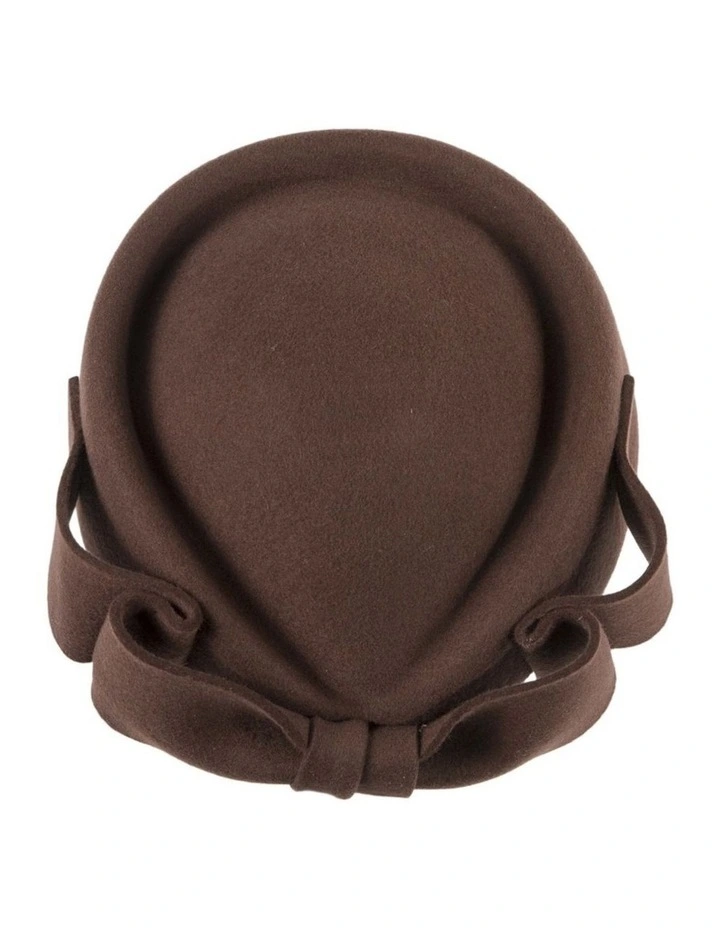 Chocolate Max Alexander Felt Pillbox Hat  Classic Winter Style J460BR image 1