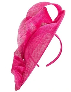 Fuchsia Sinamay Fascinator MA1009F