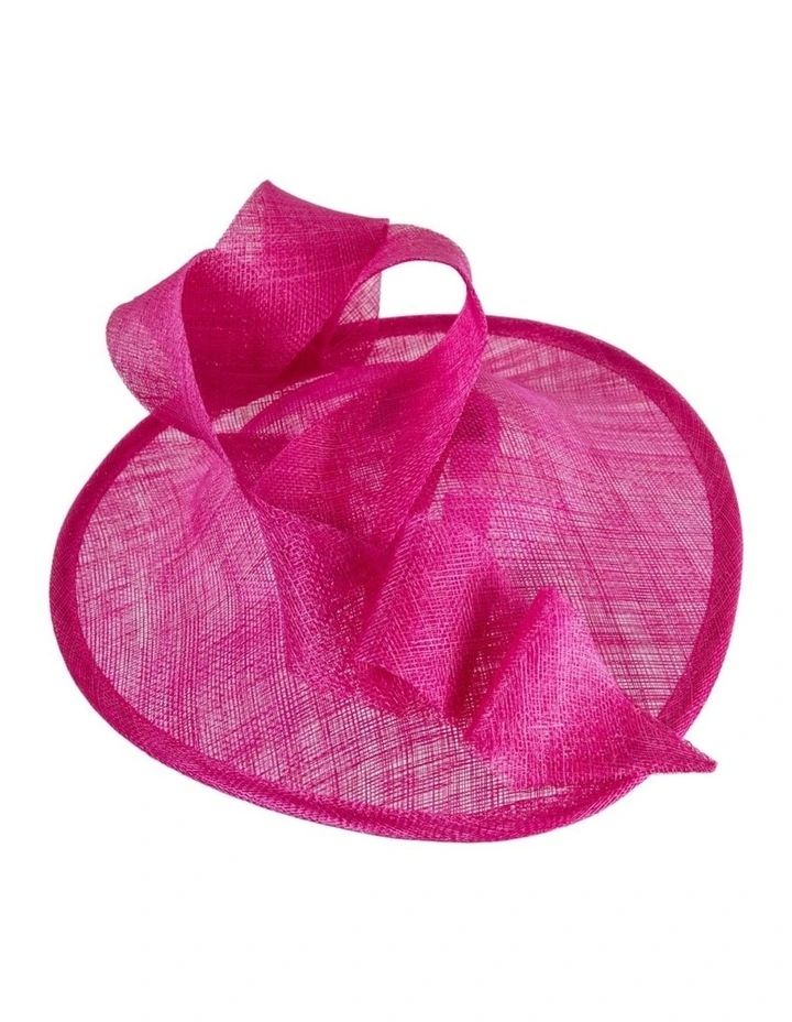 Fuchsia Sinamay Fascinator MA1009F image 2