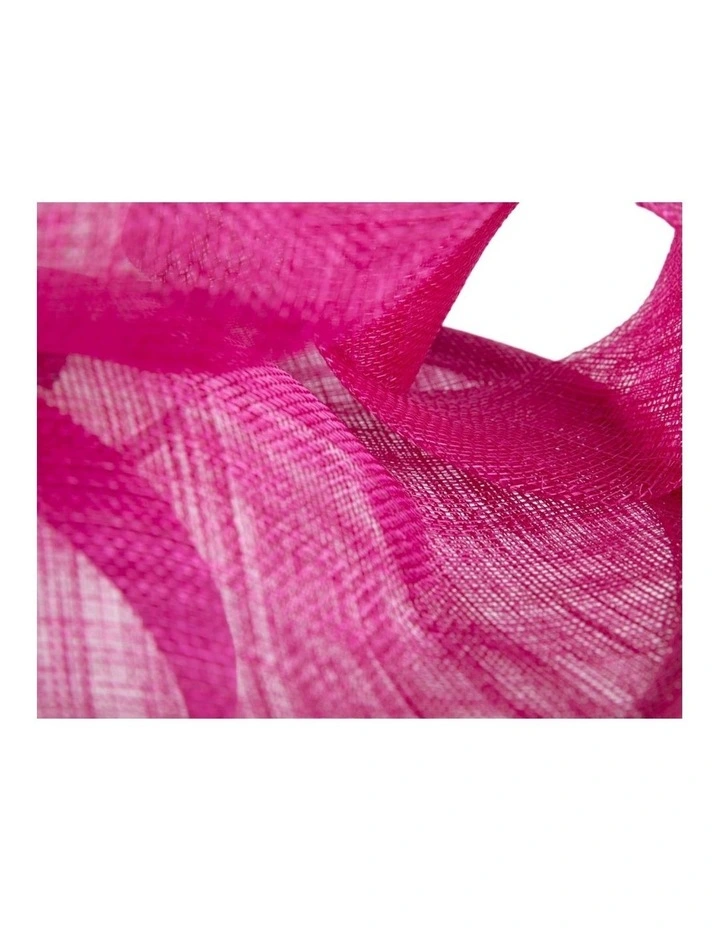 Fuchsia Sinamay Fascinator MA1009F image 3