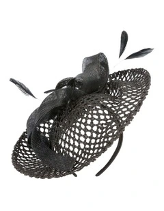 Black Plate Fascinator MA930B