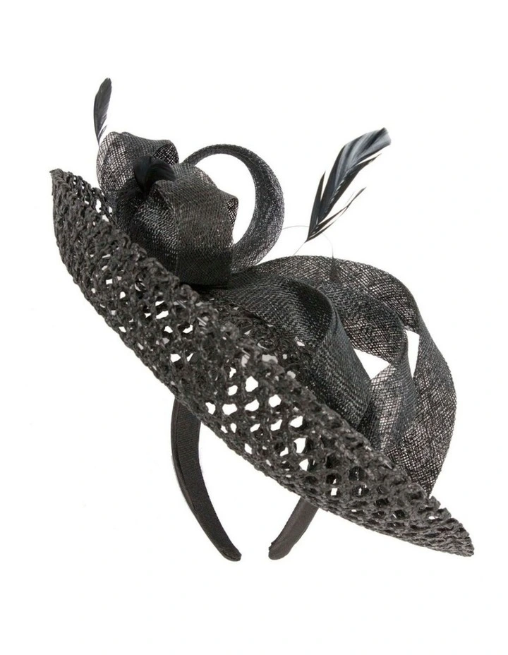 Black Plate Fascinator MA930B image 3