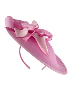 Hot Pink Shantung Fascinator MA989HP