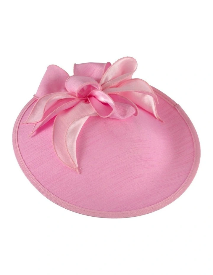 Hot Pink Shantung Fascinator MA989HP image 2