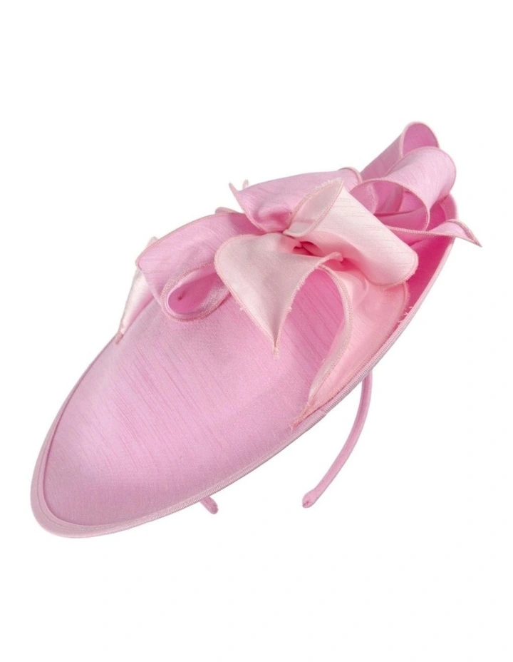 Hot Pink Shantung Fascinator MA989HP image 4