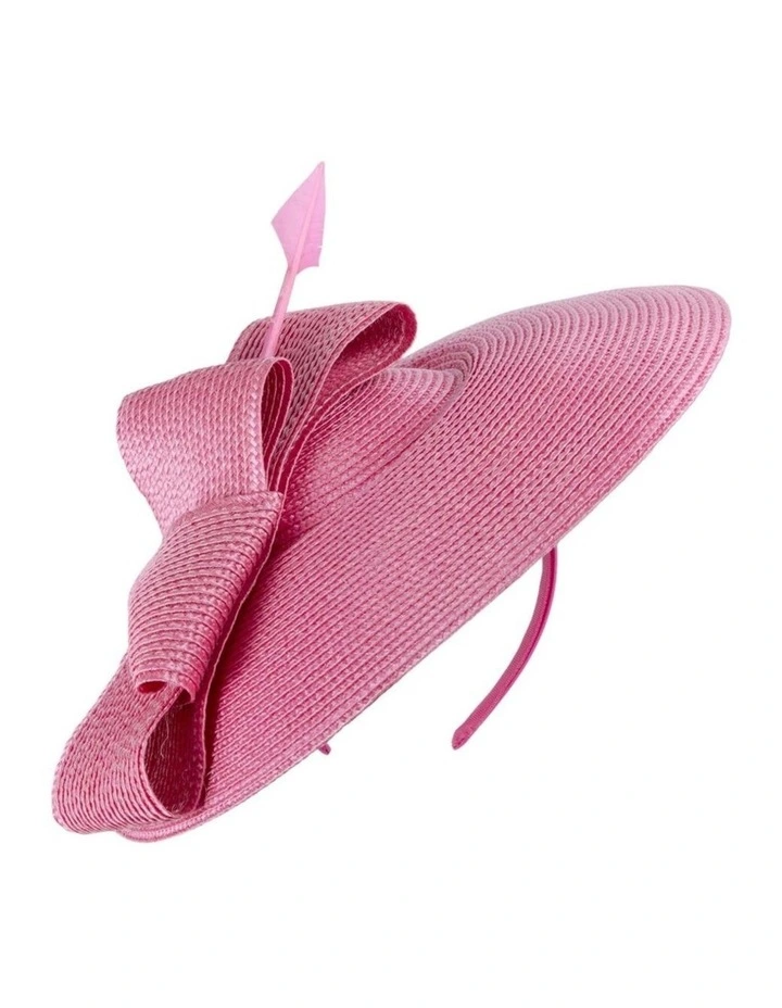 Fuchsia Saucer Fascinator hat MA979F image 1