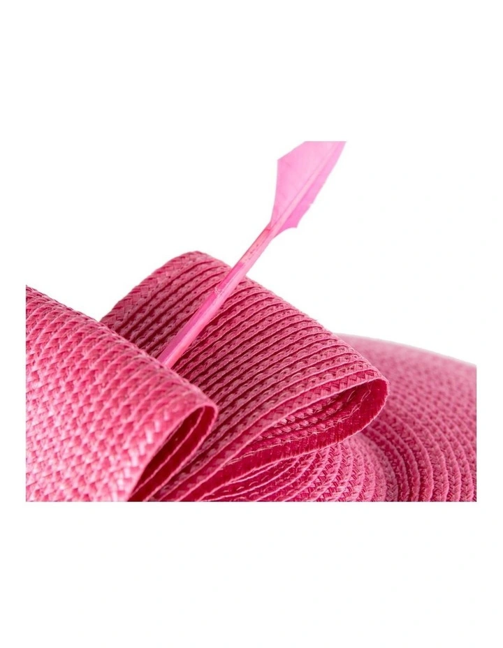 Fuchsia Saucer Fascinator hat MA979F image 4