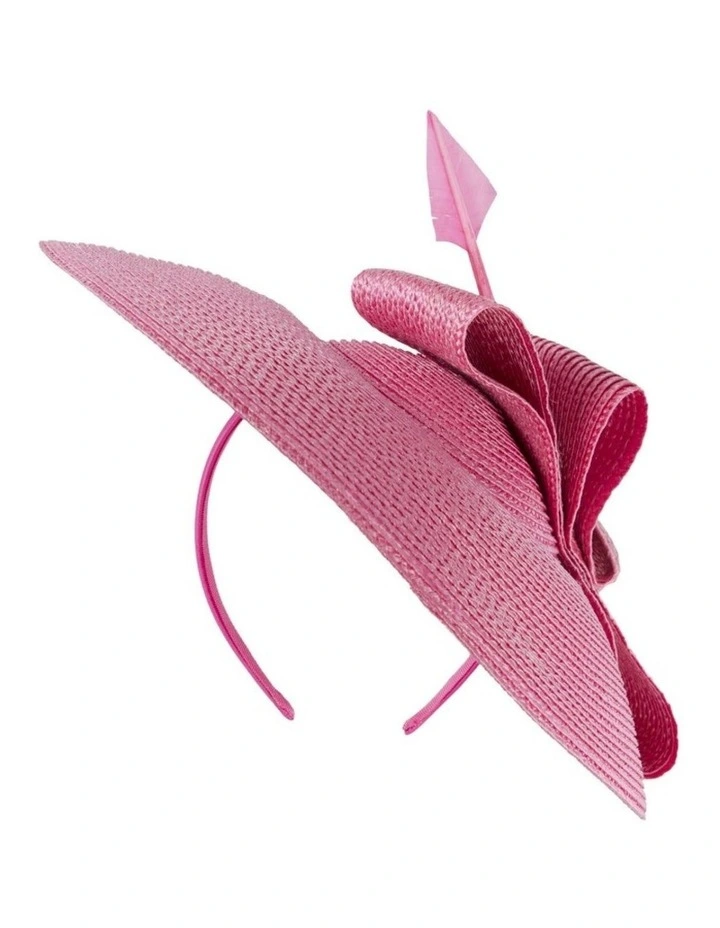 Fuchsia Saucer Fascinator hat MA979F image 5