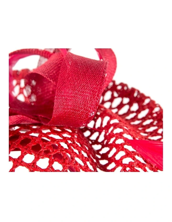 Red Plate Fascinator MA930R image 2