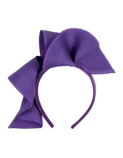 Large Purple Wave Racing Fascinator MA955PR