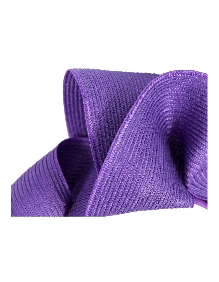 Large Purple Wave Racing Fascinator MA955PR image 2