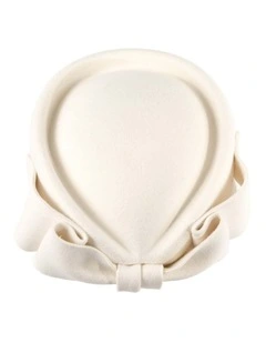 White Max Alexander Felt Pillbox Hat  Classic Winter Style J460WHT