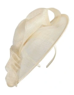 Cream Sinamay Fascinator MA1009C