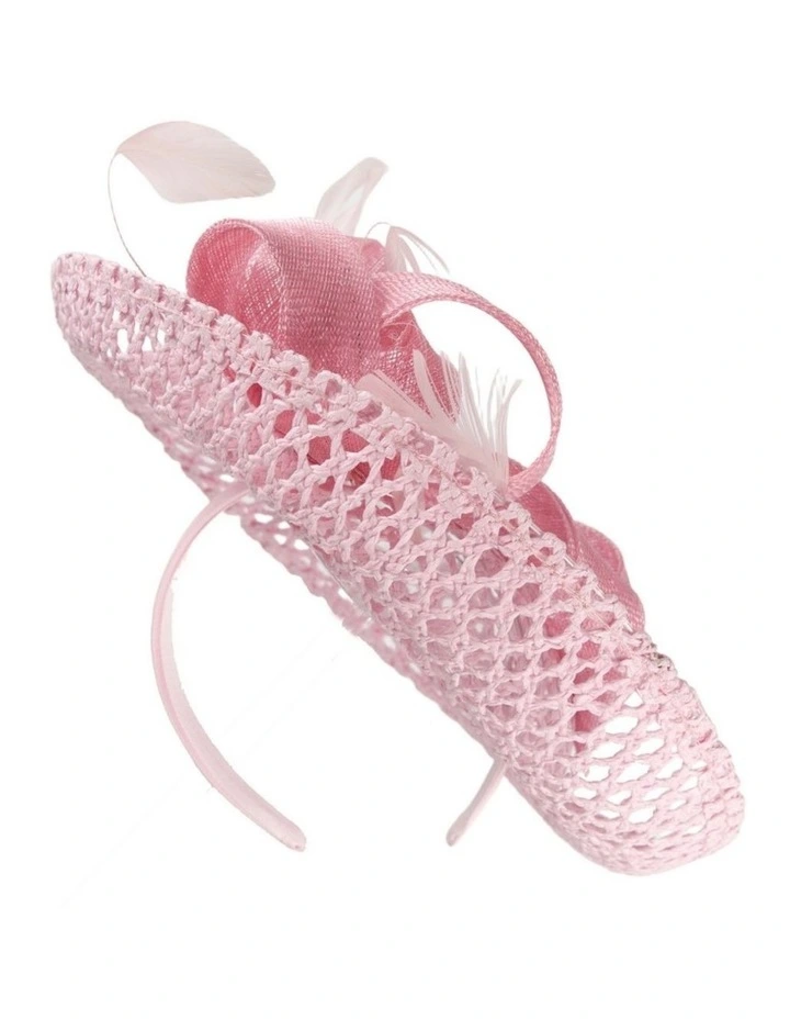 Max Alexander pink plate fascinator MA930PI image 3