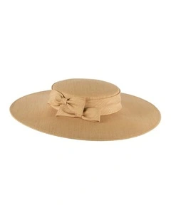 Gold Boater Hat MA1016GLD