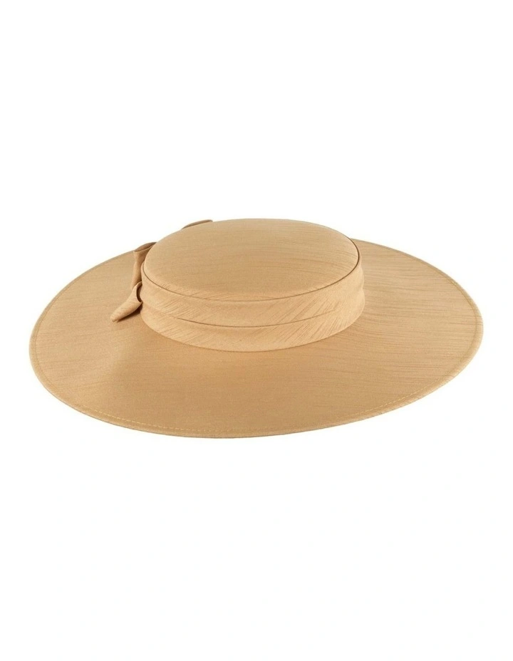 Gold Boater Hat MA1016GLD image 2