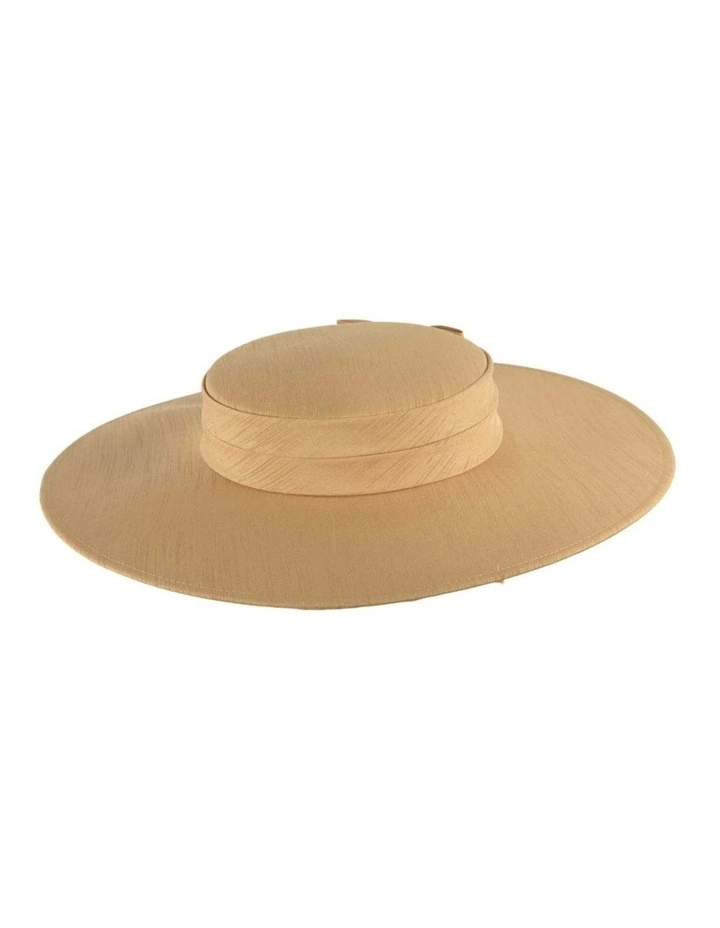 Gold Boater Hat MA1016GLD image 5