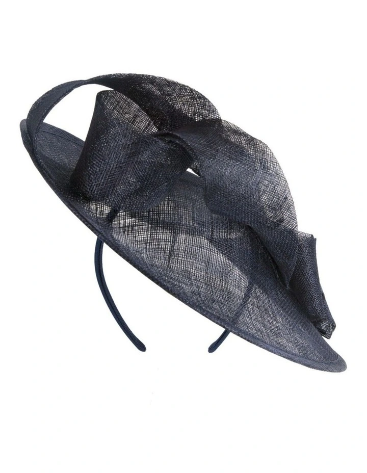 Navy Sinamay Fascinator by Max Alexander MA1009N image 4