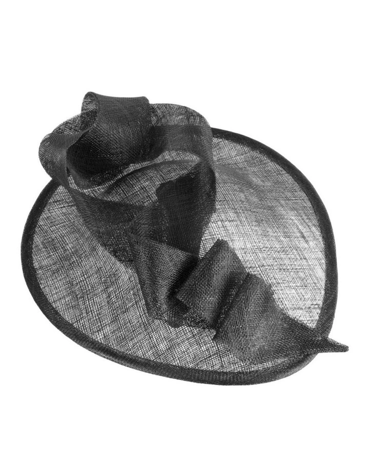Black Sinamay Fascinator by Max Alexander MA1009B image 2