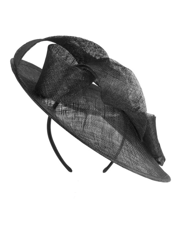 Black Sinamay Fascinator by Max Alexander MA1009B image 4