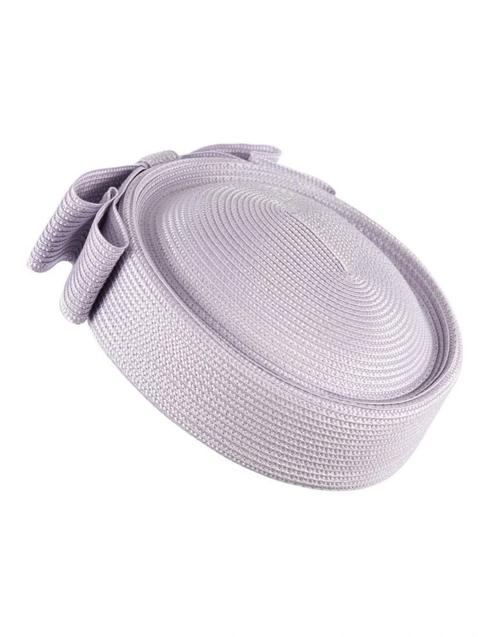 Lilac Braid Pillbox Hat with Bow by Max Alexander MA1032LI image 1