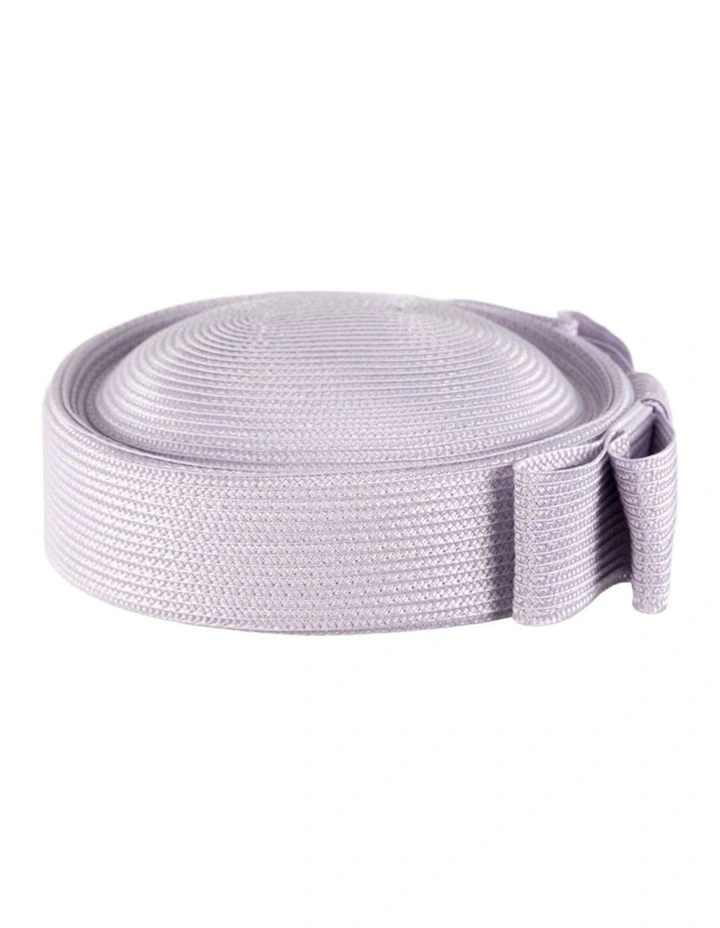 Lilac Braid Pillbox Hat with Bow by Max Alexander MA1032LI image 3