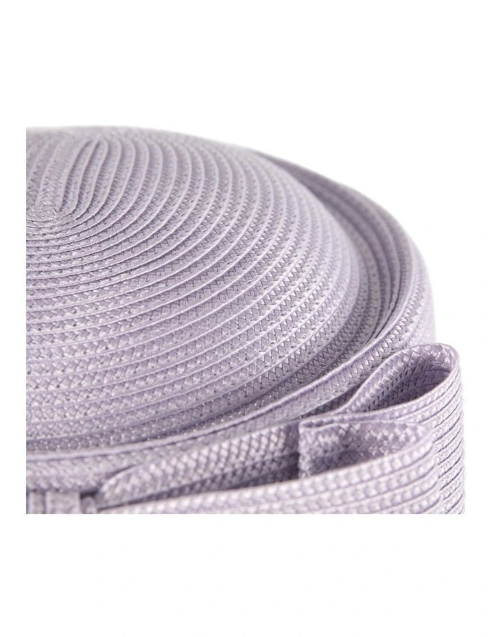 Lilac Braid Pillbox Hat with Bow by Max Alexander MA1032LI image 5
