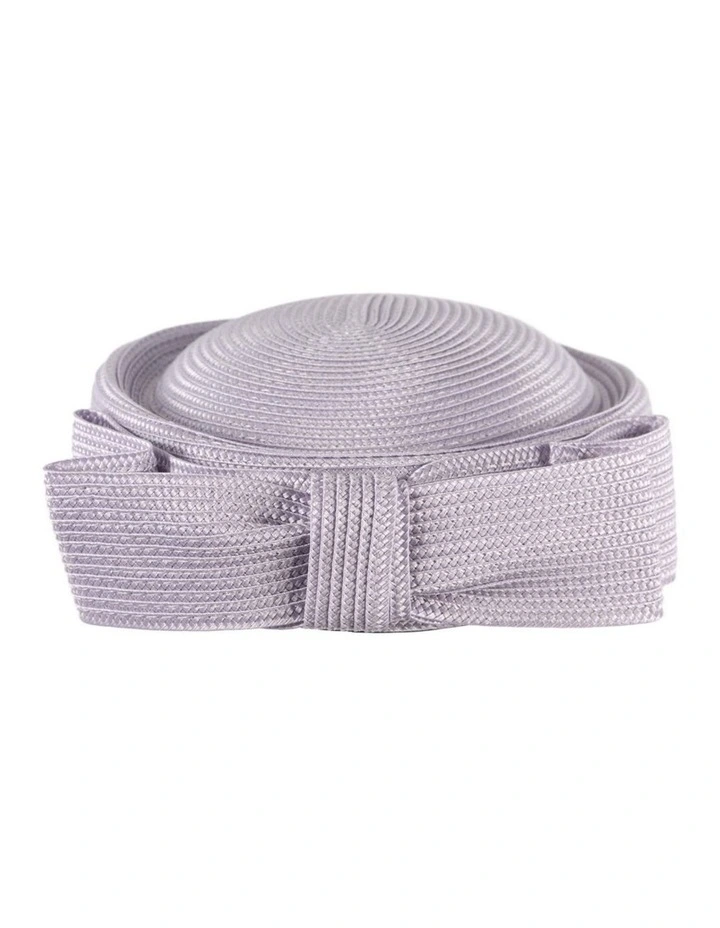 Lilac Braid Pillbox Hat with Bow by Max Alexander MA1032LI image 6