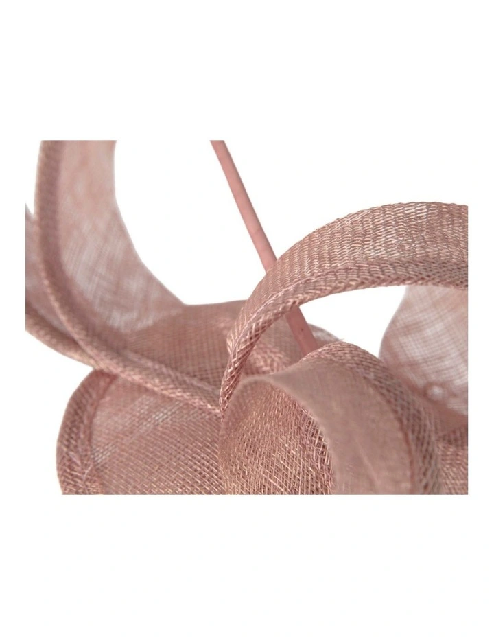 Dusty Pink Sinamay Fascinator by Max Alexander MA1011DP image 2