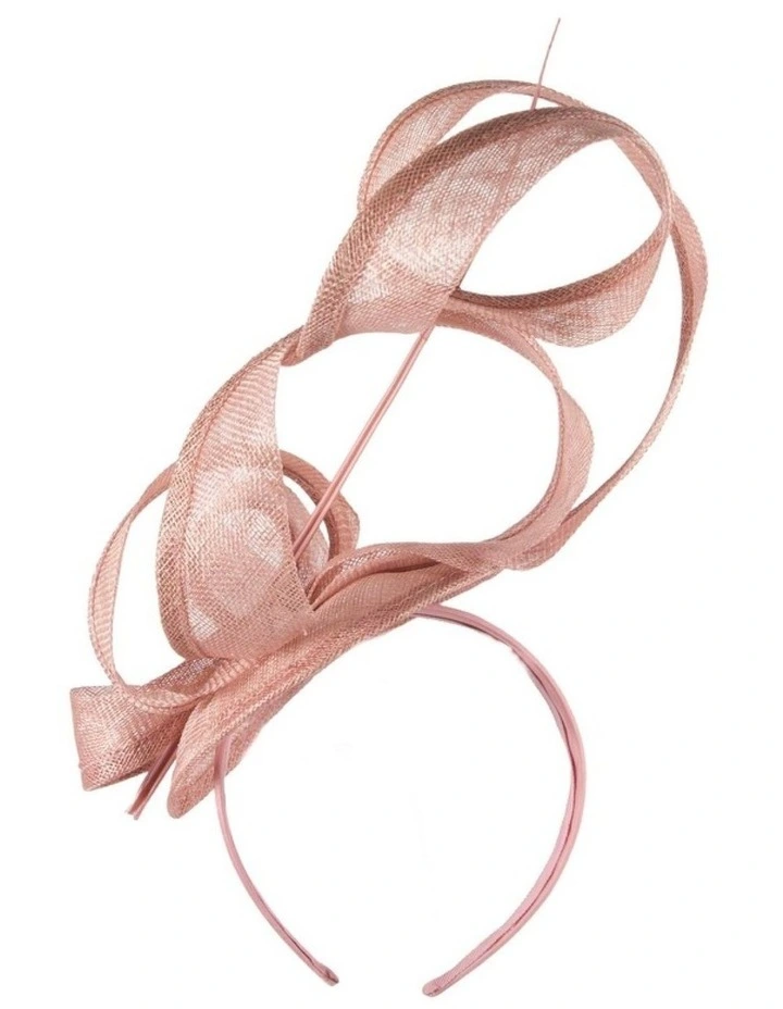 Dusty Pink Sinamay Fascinator by Max Alexander MA1011DP image 3
