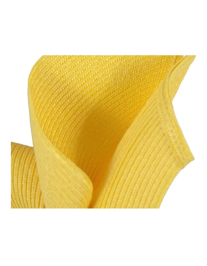 Yellow Sculptural Fascinator Headband by Max Alexander MA1022Y image 2