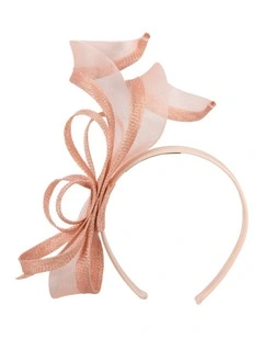 Petite Blush Sinamay Fascinator by Max Alexander MA1028BLSH