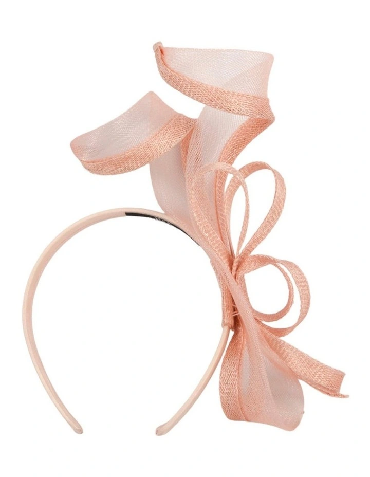 Petite Blush Sinamay Fascinator by Max Alexander MA1028BLSH image 3